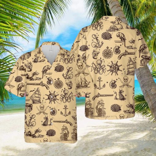 Amazing Pirate Skull Hawaiian Shirt Summer Gift For Men And Women