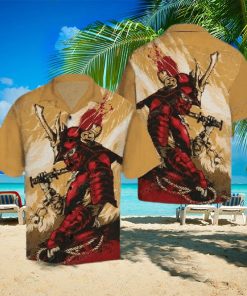 Amazing Red Samurai Hawaiian Shirt Ty076010 hawaiian shirt