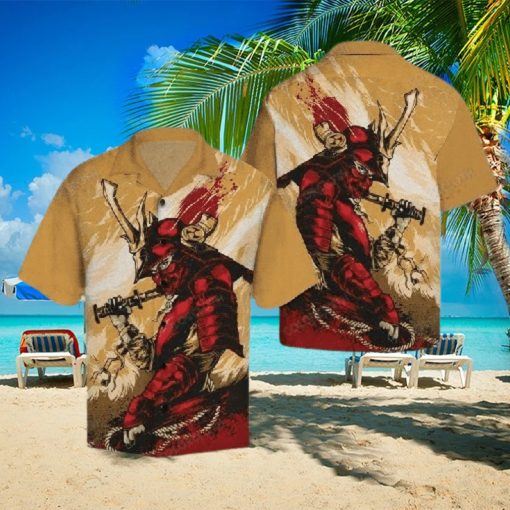 Amazing Red Samurai Hawaiian Shirt Ty076010 hawaiian shirt