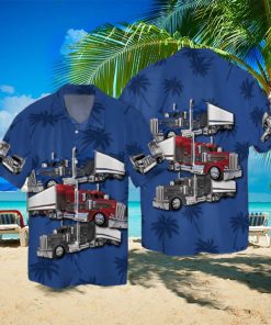 Amazing Truck Navy Pattern Hawaiian Shirts