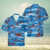 Palm Tree Surf Board Chicken Black Red Hawaiian Shirt