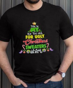 Amazon Merch T Shirt Unisex XL NWT Ugly Christmas Holiday Black Short Sleeve