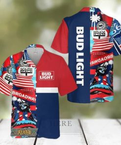 American Independence Day Bud Light Hawaii Shirt For Men And Women Gift Hawaiian Beer