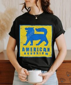American aquarium shop shitty kitty wolf shirt