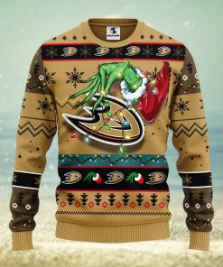 Anaheim Ducks Grinch Christmas Ugly Sweater