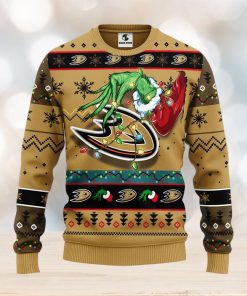 Anaheim Ducks Grinch Christmas Ugly Sweater