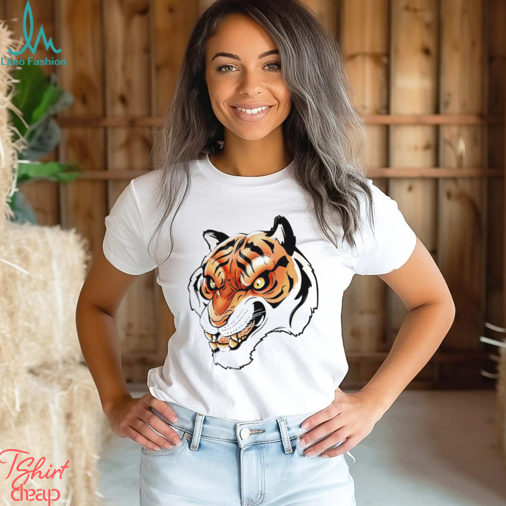 Angry Tiger head art shirt Angry Tiger head art shirt