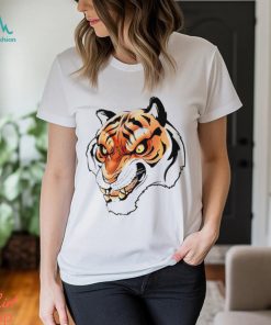 Angry Tiger head art shirt
