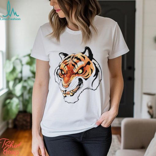 Angry Tiger head art shirt