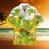 Seattle Seahawks Coconut Leaves And Skulls Hawaiian Shirt