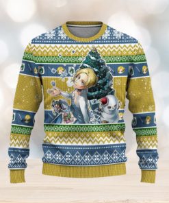 Annie Leonhart Attack on Titan Anime Xmas Women Mens Ugly Christmas Sweater