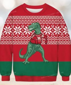 Apiidoo Dinosaur Ugly Sweater For Woman