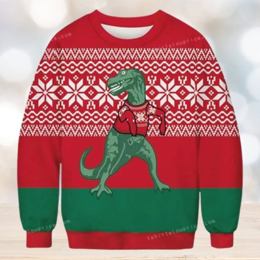 Apiidoo Dinosaur Ugly Sweater For Woman