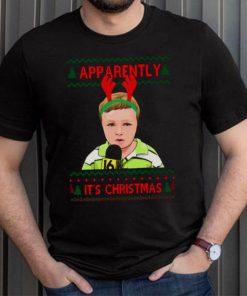 Apparently Kid Meme Funny Christmas Jumper shirt