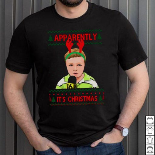 Apparently Kid Meme Funny Christmas Jumper shirt