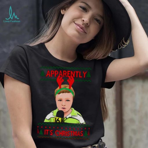 Apparently Kid Meme Funny Christmas Jumper shirt