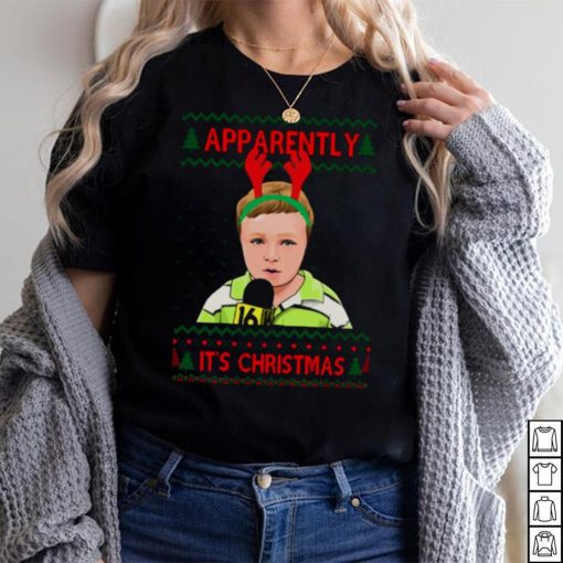 Apparently Kid Meme Funny Christmas Jumper shirt
