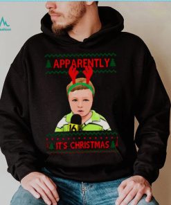 Apparently Kid Meme Funny Christmas Jumper shirt
