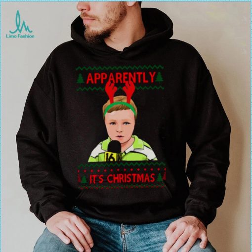Apparently Kid Meme Funny Christmas Jumper shirt