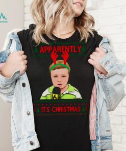 Apparently Kid Meme Funny Christmas Jumper shirt