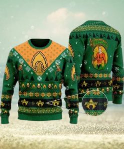 Aquaman Dc Ugly Sweater Christmas Party