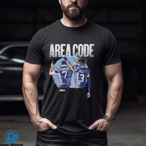 Area code CJ Stroud & Tank Dell Houston Texans shirt