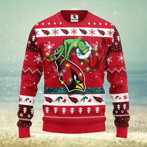 Arizona Cardinals Grinch Christmas Ugly Sweater