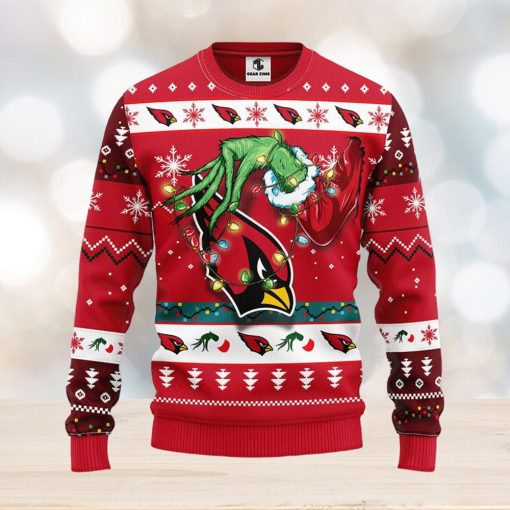 Arizona Cardinals Grinch Christmas Ugly Sweater