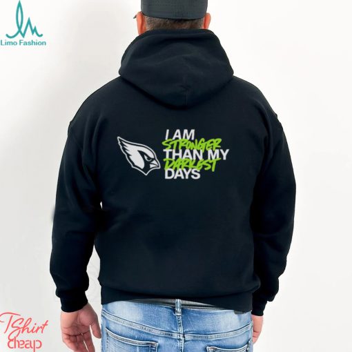 Arizona Cardinals I Am Stronger Than My Darkest Days shirt