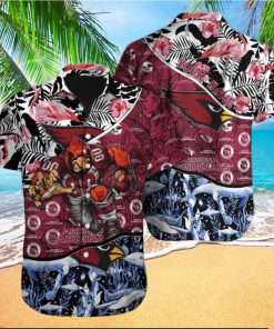 Arizona Cardinals NFL Football Custom Name Hawaiian Shirt