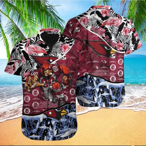 Arizona Cardinals NFL Football Custom Name Hawaiian Shirt