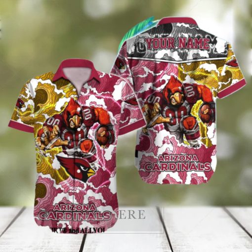 Arizona Cardinals NFL Full Printing Classic Hawaiian Button Shirt