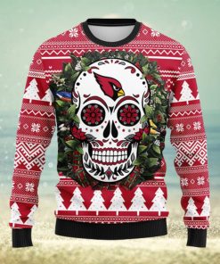 Buffalo Bills Skull Flower Ugly Christmas Ugly Sweater - Limotees