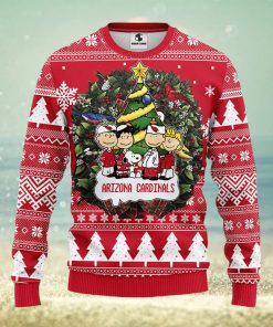 Arizona Cardinals Snoopy Christmas Ugly Sweater