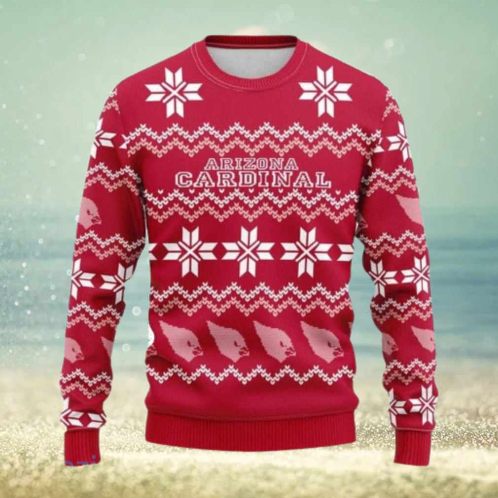 Arizona Cardinals 3D Printed Ugly Christmas Sweater