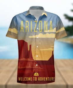 Arizona Retro Style Travel Summer 3D Hawaiian Shirt Gift For Men And Women Fans