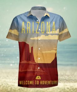 Arizona Retro Style Travel Summer 3D Hawaiian Shirt Gift For Men And Women Fans