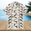 Christmas Flamingo Tropical Hawaiian Shirt Men’s Button Up Shirt Gifts For Xmas