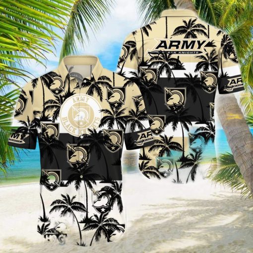 Army Black Knights All Over Print Logo And Coconut Trending Summer Gift Aloha Hawaiian Shirt