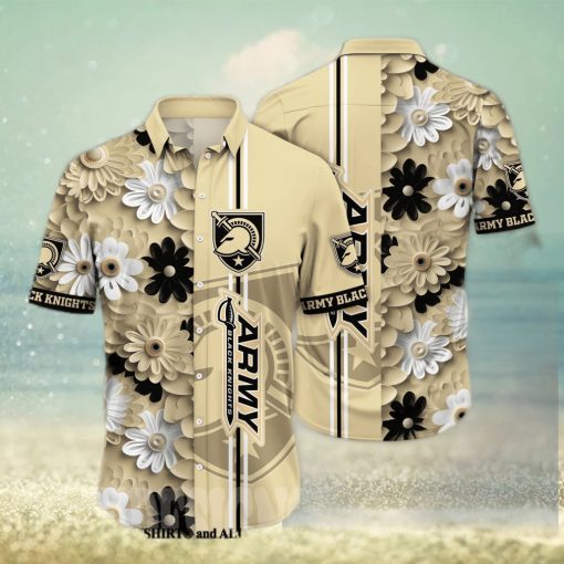 Army Black Knights NCAA Floral Unisex All Over Printed Hawaiian Shirt