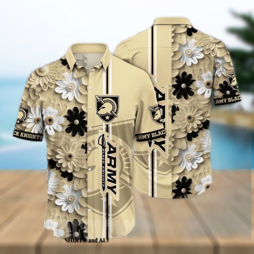 Army Black Knights NCAA Floral Unisex All Over Printed Hawaiian Shirt