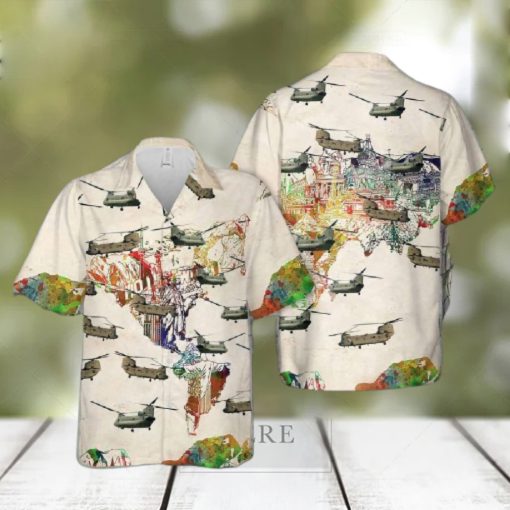 Army Boeing Ch 47 Chinook Hawaiian Shirt