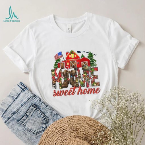 Army Christmas Home Sweet Home Funny Christmas T Shirt