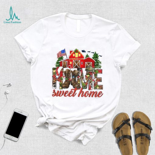 Army Christmas Home Sweet Home Funny Christmas T Shirt