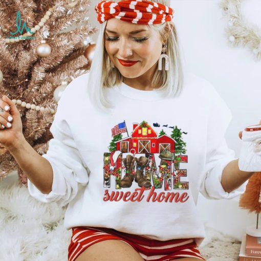 Army Christmas Home Sweet Home Funny Christmas T Shirt