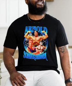Arnold Schwarzenegger younger retro shirt