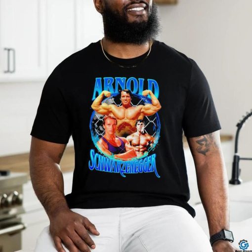 Arnold Schwarzenegger younger retro shirt