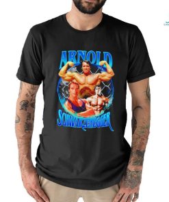 Arnold Schwarzenegger younger retro shirt