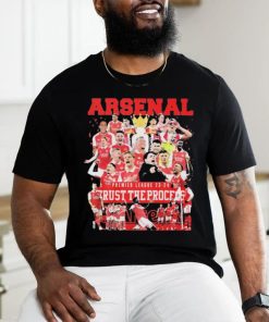 Arsenal Premier League 2023 2024 Trust The Process Shirt
