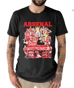 Arsenal Premier League 2023 2024 Trust The Process Shirt